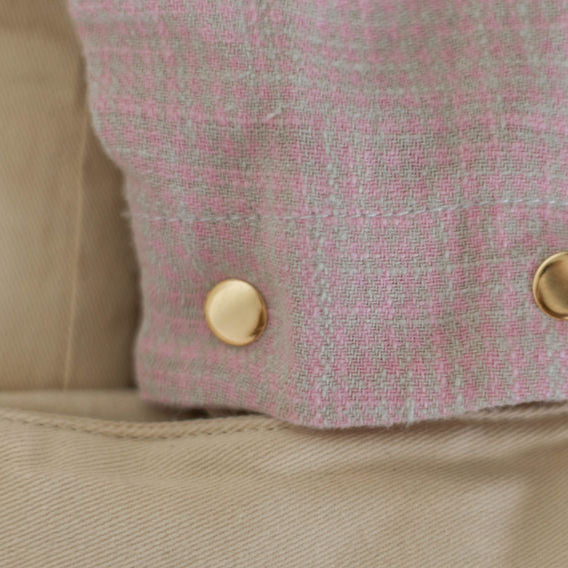 Cherry Blossom Houndstooth - GentleCare Beige Carrier