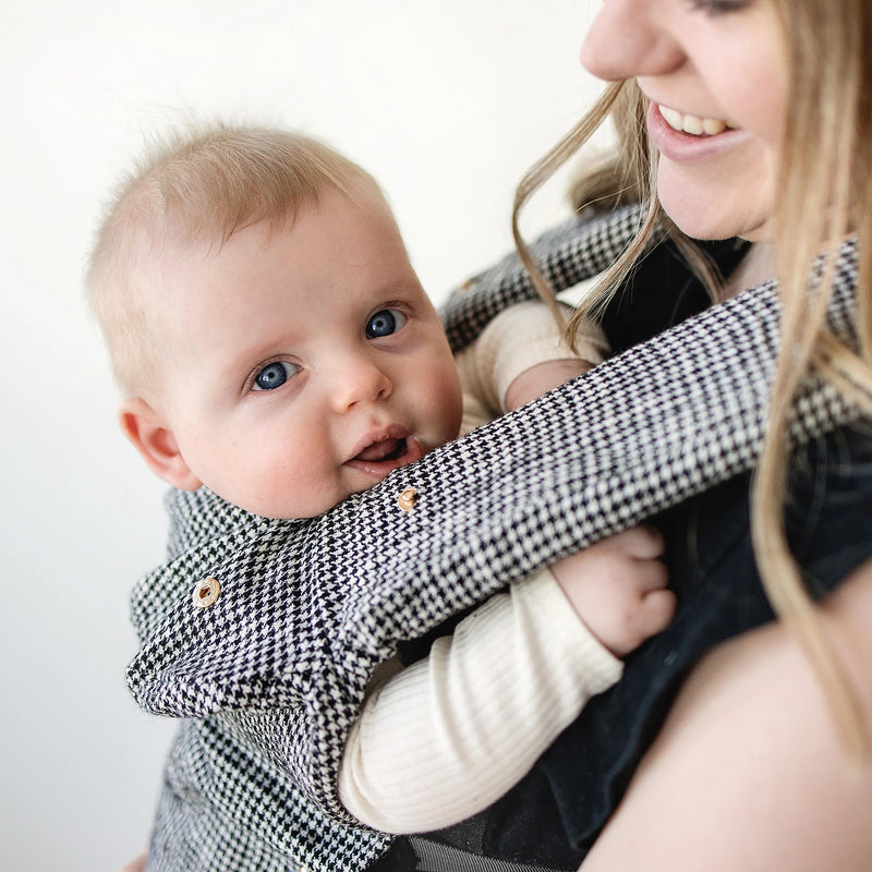 Classic Houndstooth - GentleCare Black Carrier