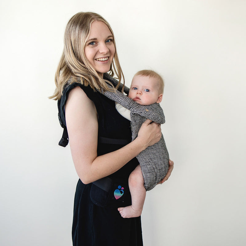 Classic Houndstooth - GentleCare Black Carrier