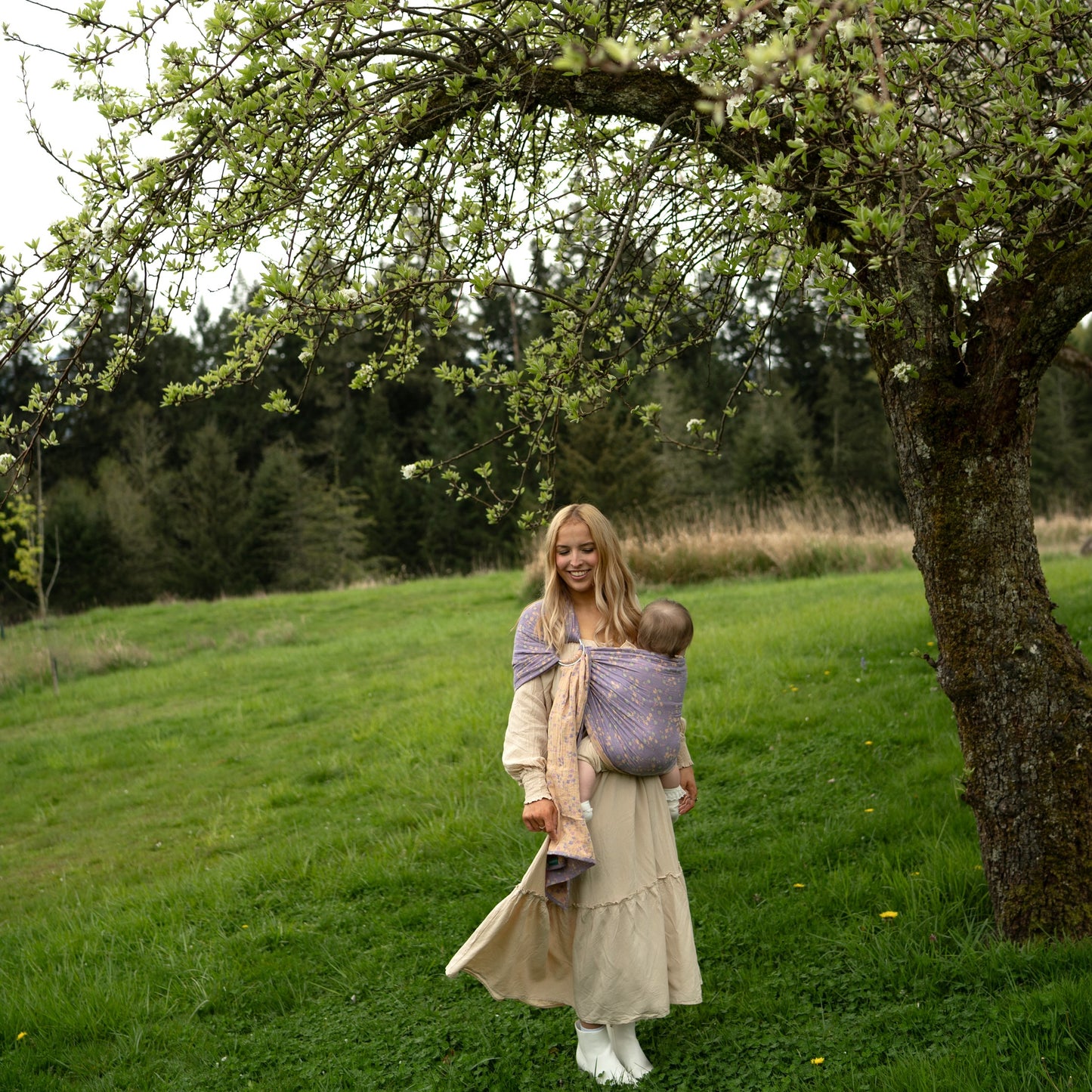 LAVENDER BLOOM RING SLING