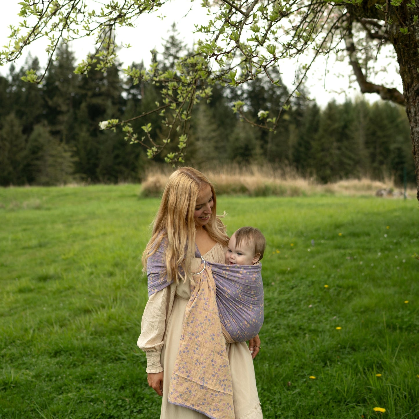 LAVENDER BLOOM RING SLING